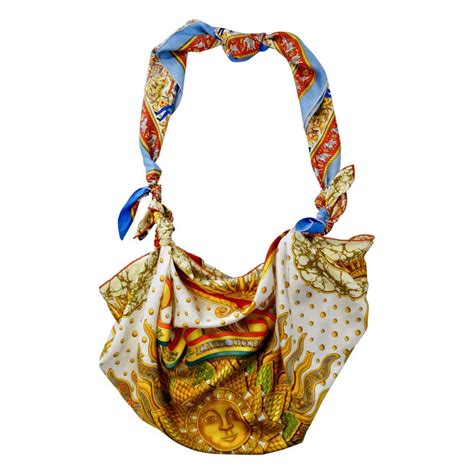 hermes bag scarf